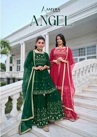 Amyra Designer Angel Georgette Dress Material Wholesale Trader
