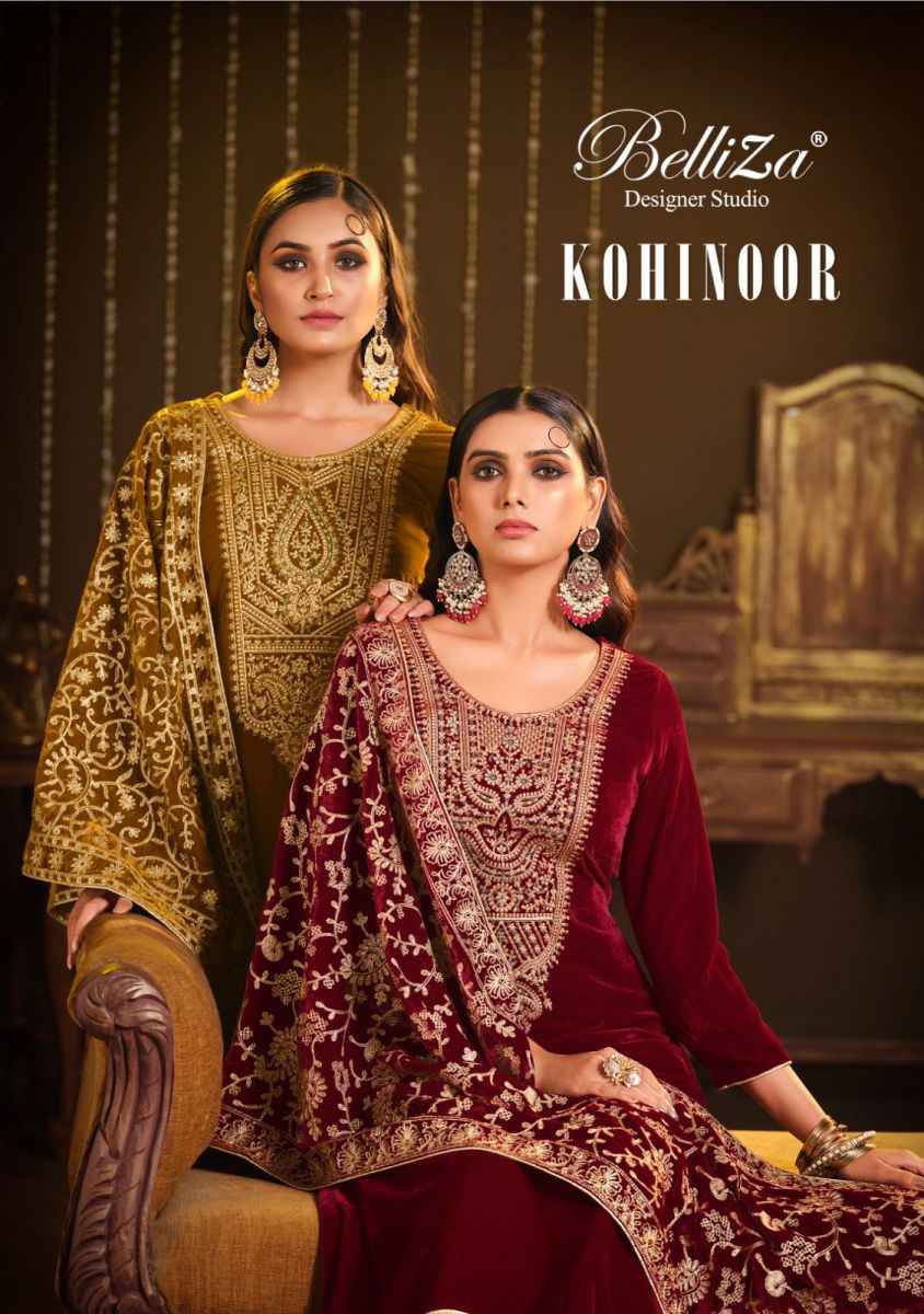Velvet dress discount material designs