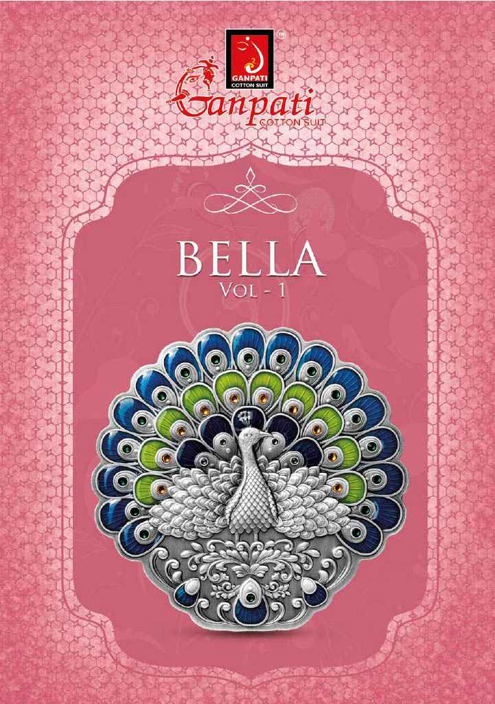 Ganpati Bella Vol 1 Cotton Dress Material 12 pcs Catalogue