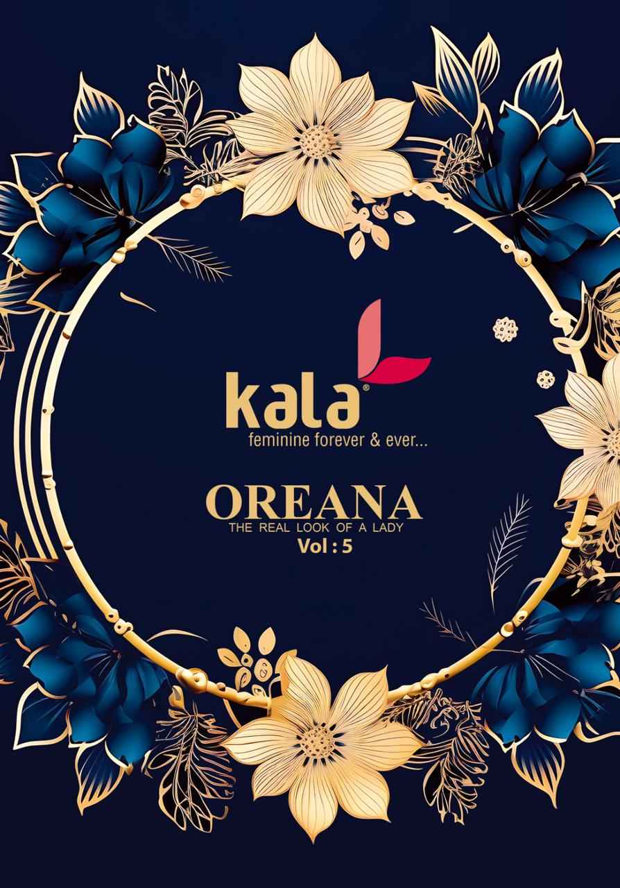 Kala Oreana Vol 5 Cotton Dress Material 12 pcs Catalogue