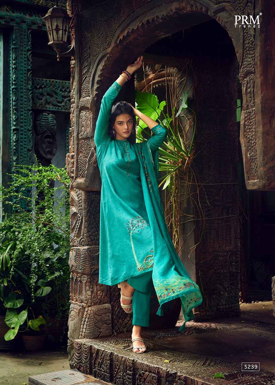 PRM Trendz Aaghosh Muslin Dress Material 6 pcs Catalogue