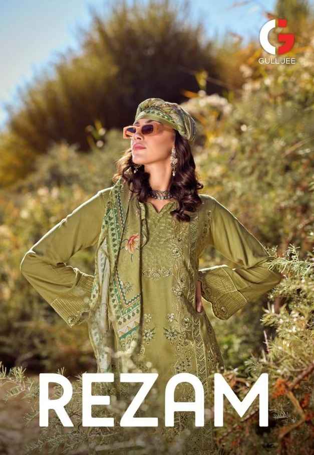 Gull Jee Rezam Pashmina Dress Material 6 pcs Catalogue