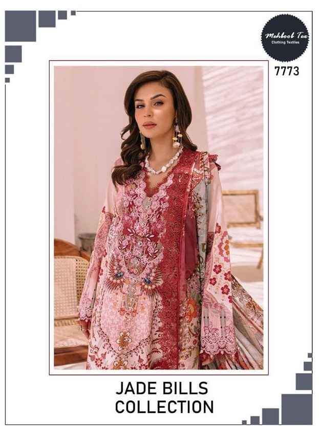 Mehboob Tex Jade Bliss Collection Cotton Dress Material 4 pcs Catalogue