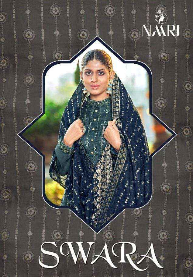 Naari Swara Vol 1 Silk Cotton Dress Material 6 pcs Catalogue
