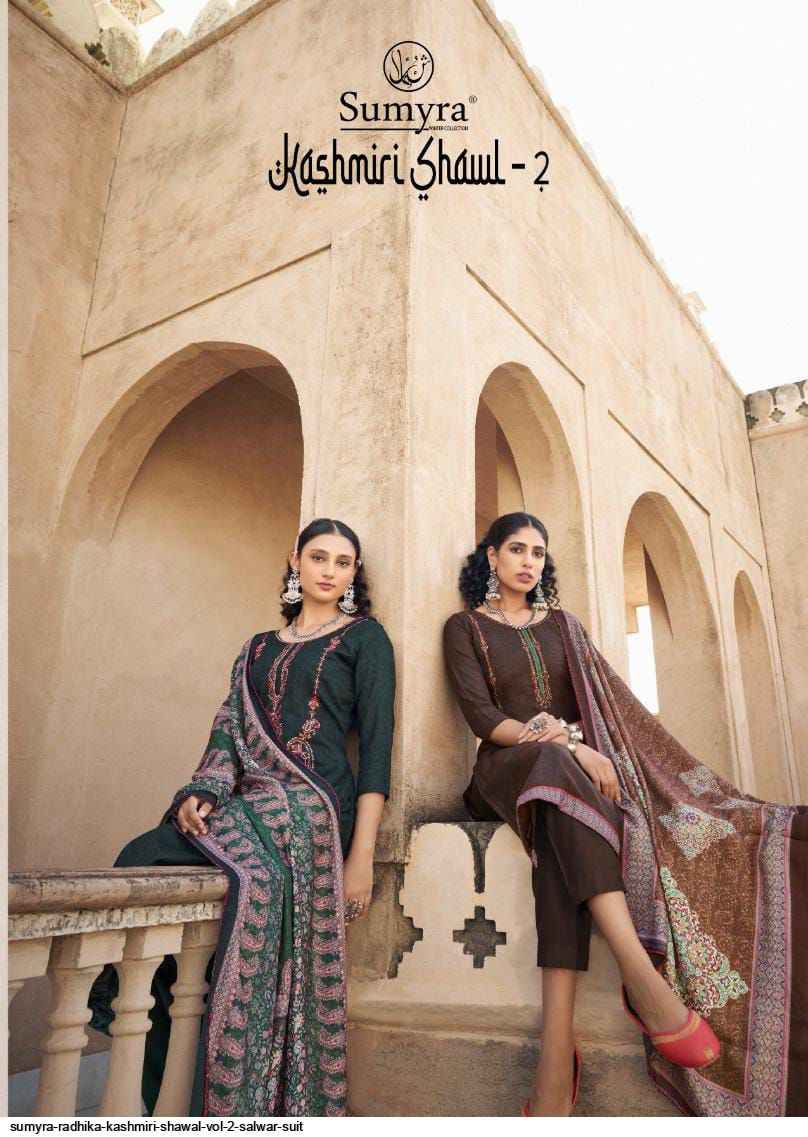 sumyra kashmiri shawl 2 pashmina dress material 6 pcs catalogue 2023 11 07 00 24 28