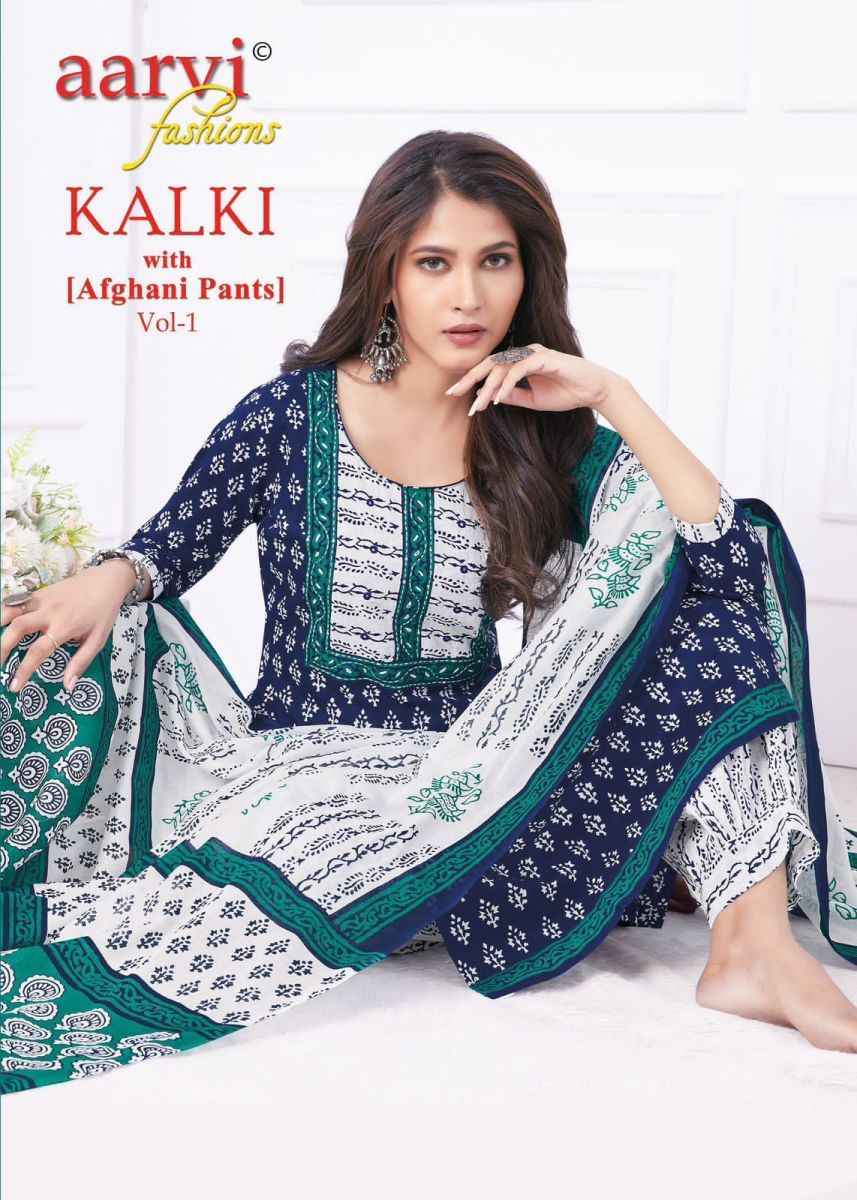 Aarvi Fashion Kalki Vol 1 Readymade Cotton Dress 8 pcs Catalogue
