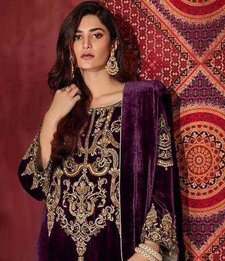 Mumtaz Arts Mrunal Velvet Dress Material - Surat Wholesale Market
