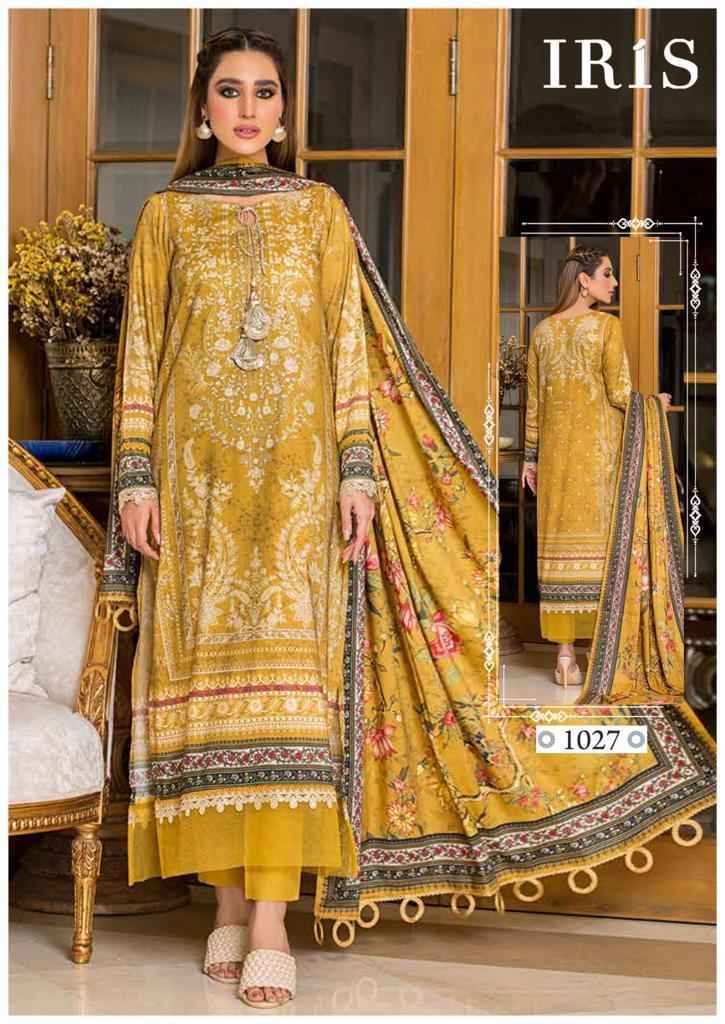 Iris Aasanah Vol 3 Cotton Dress Material 10 pcs Catalogue