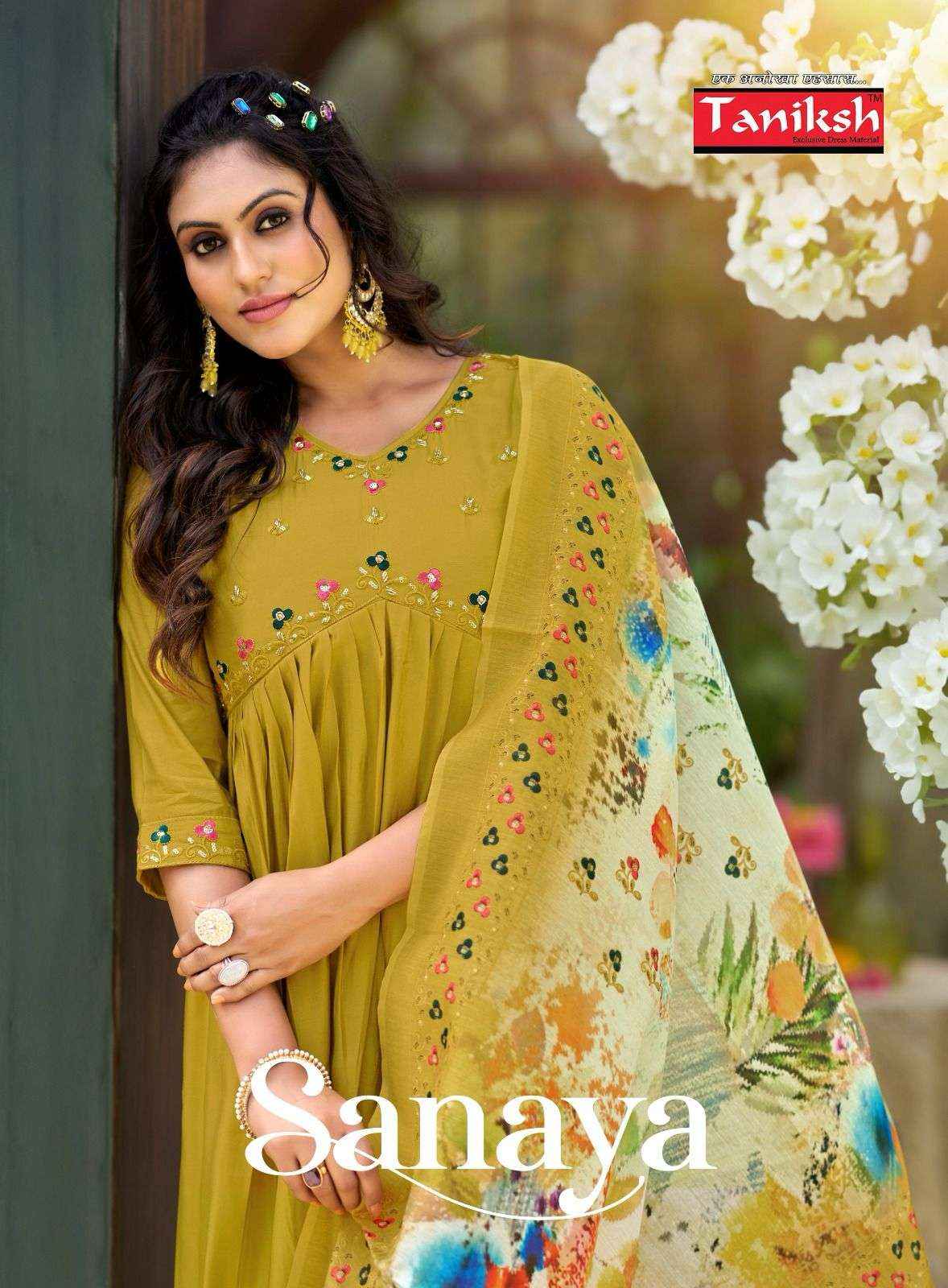 MUSLIN VOL 1 BY S3FOREVER BRAND FABRIC MUSLIN EMBROIDERY WORK NYRA CUT LONG  KURTI WHOLESALER AND DEALER