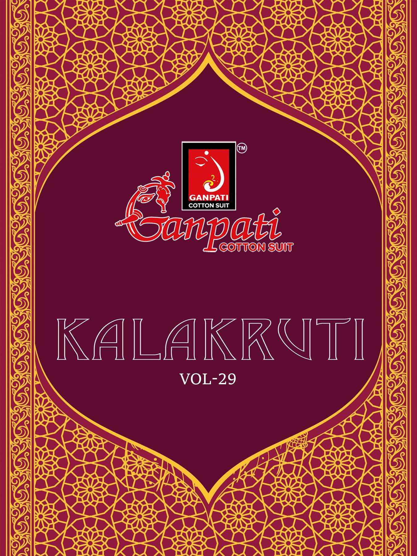 Ganpati Kalakruti Vol 29 Cotton Kurti With Pant 20 pcs Catalogue