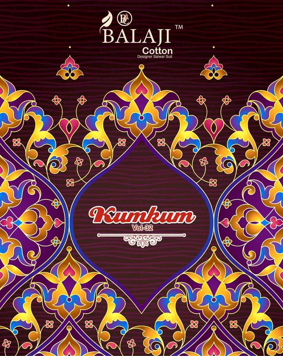 Balaji Kumkum Vol 32 Cotton Kurti Combo 20 pcs Catalogue