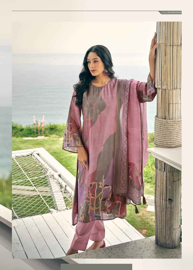 Modal Silk Embroidered Dress Material with Pure Chiffon Dupatta – RKG  SHOPPING