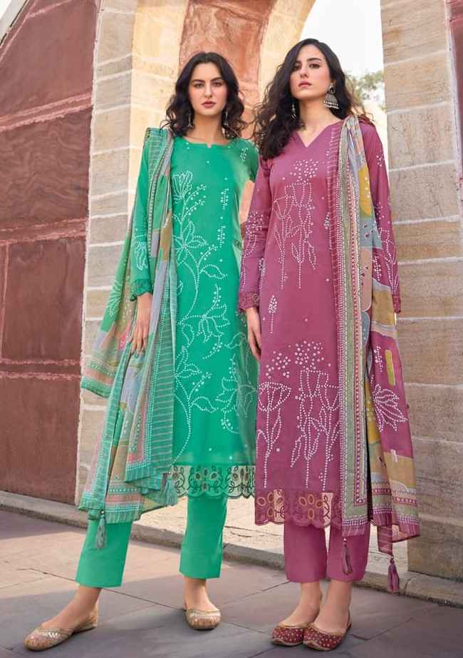 Kilory Trends Printkari Pure Lawn Cotton Dress Material 8 Pc Catalog