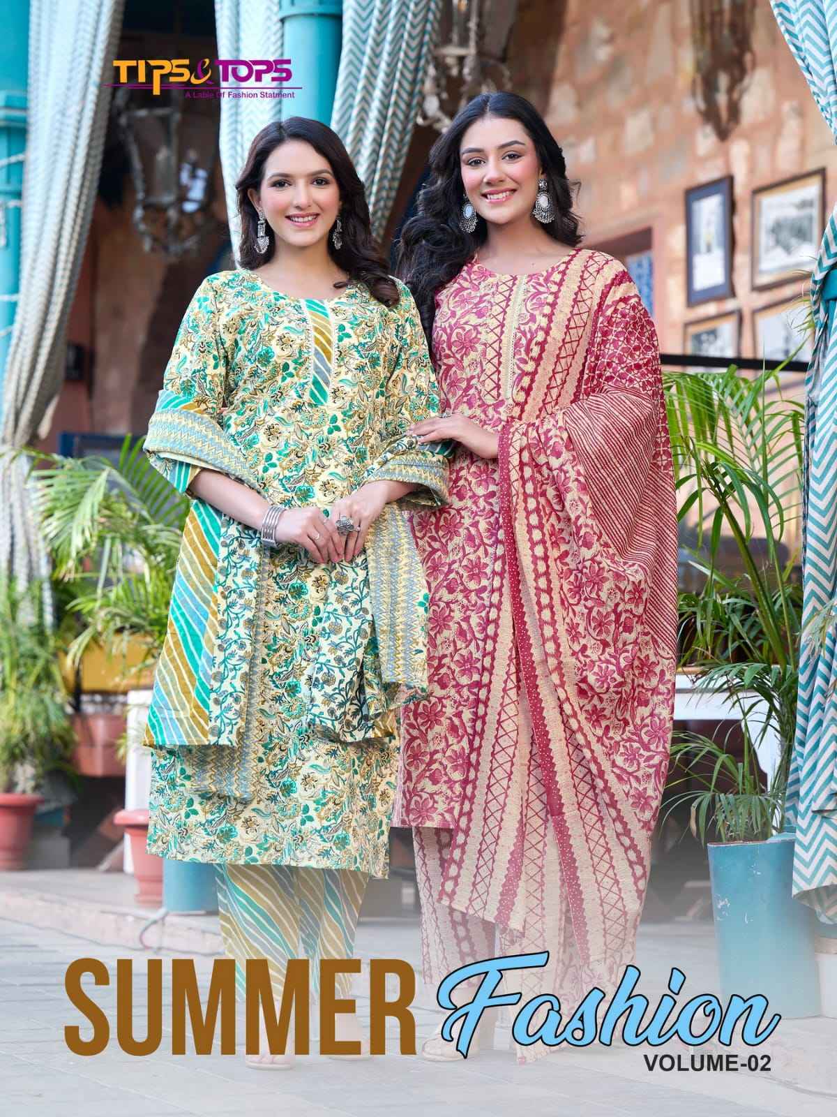 Tips & Tops Summer Fashion Vol-2 Readymade Suit 6 pc Cataloge