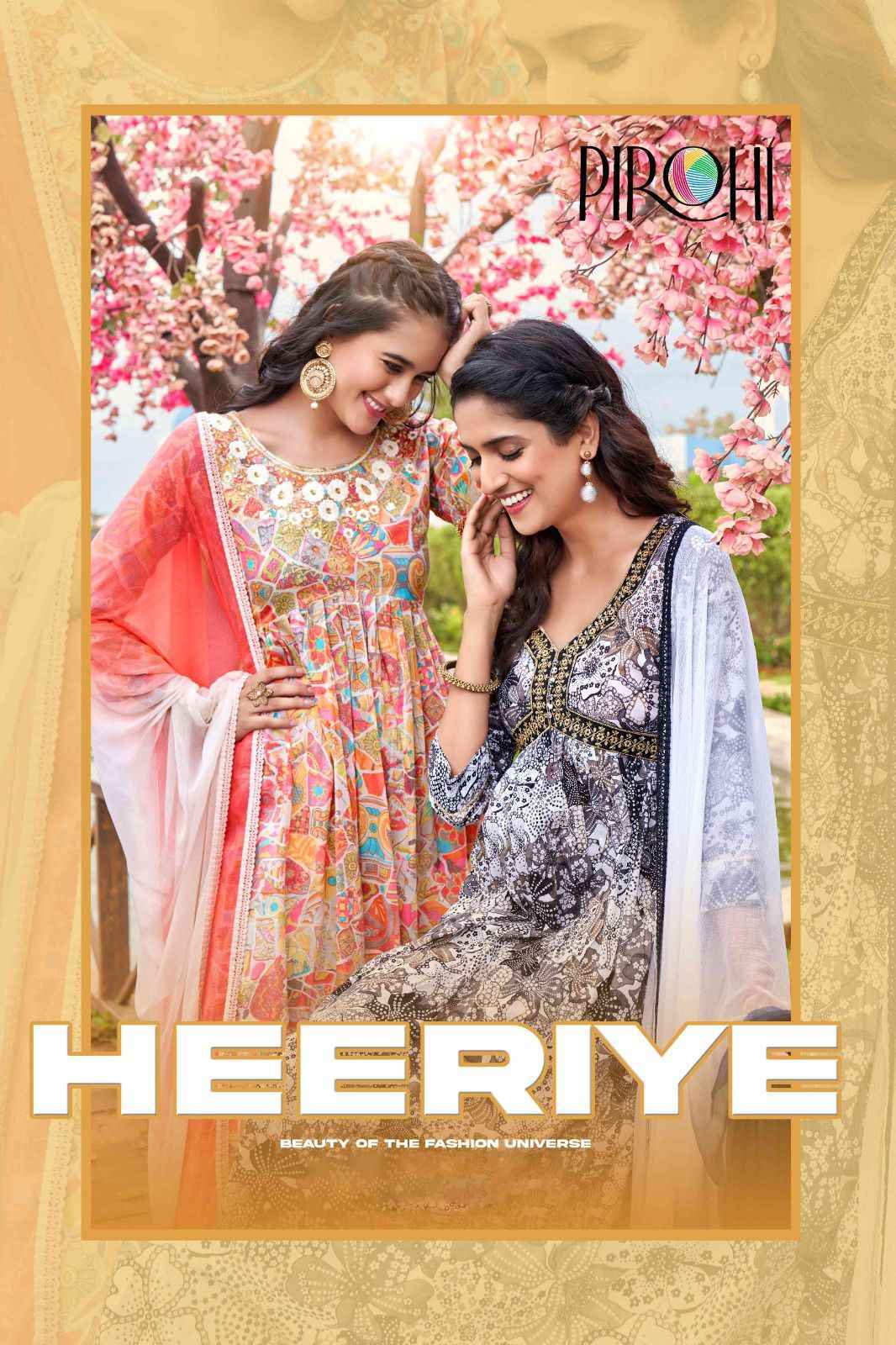 Pirohi Heeriye Readymade Mul Cotton Dress 4 pc Cataloge