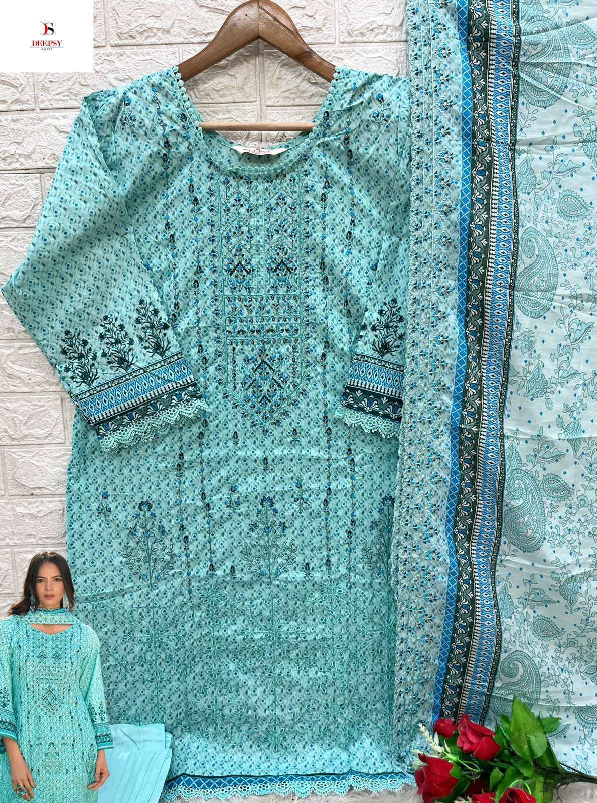 Deepsy Bin Saeed Lawn Collection Vol 10 Readymade Cotton Dress 6 pcs Catalogue