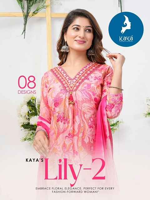 Kaya Lily 2 Rayon Kurti Combo 8 pcs Catalogue