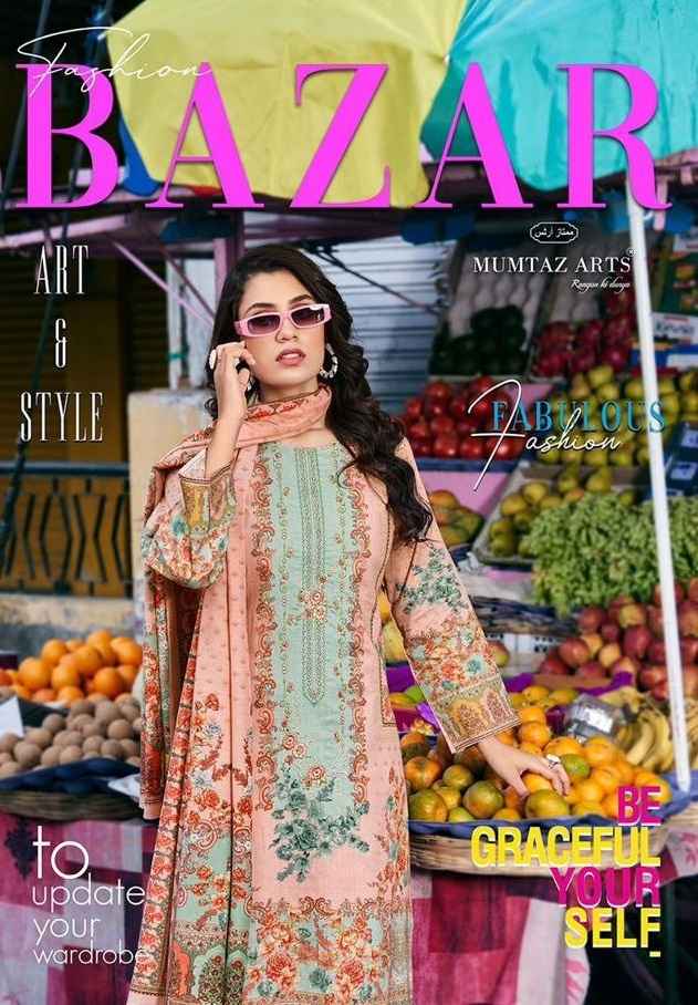 Mumtaz Arts Fashion Bazar Coton Dress Material 4 pcs Catalogue