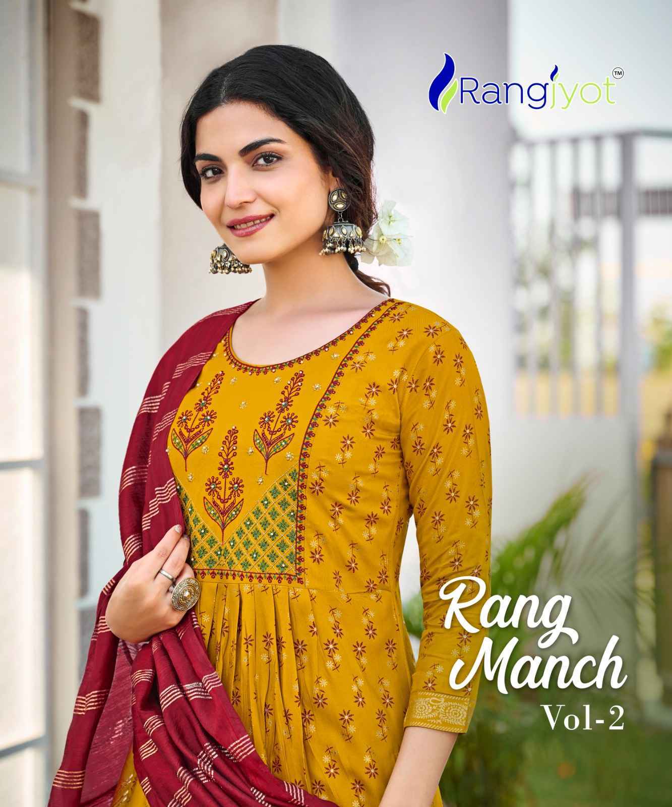 Rangjyot Rangmanch Vol-2 Readymade Rayon Dress 8 Pc Catalouge