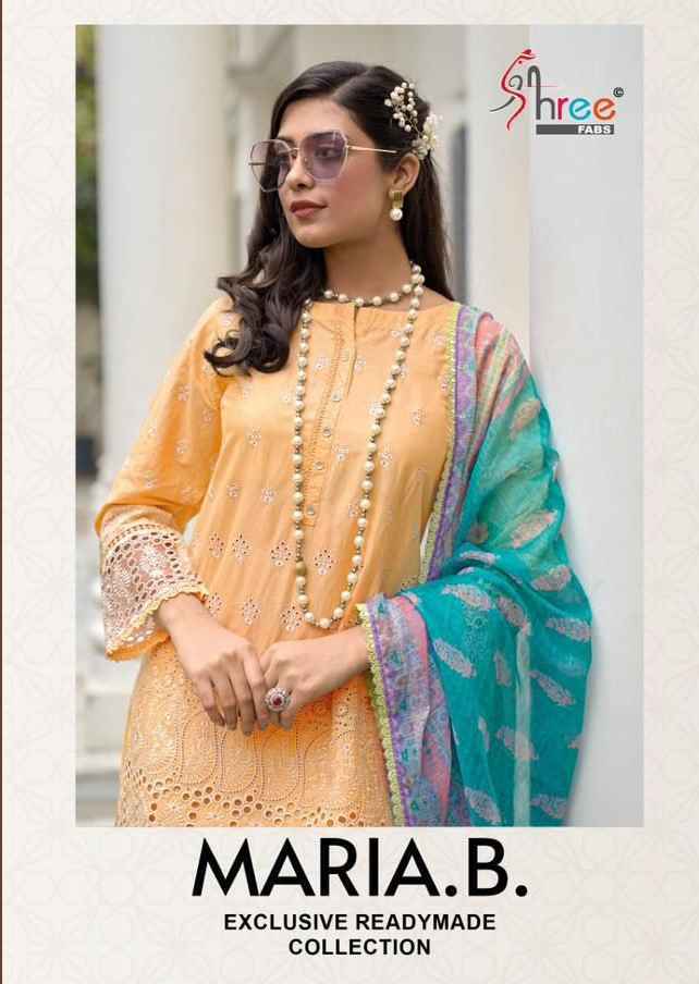 Shree Fab Mariya B Exclusive Readymade Collection Readymade Cotton Dress 4 pcs Catalogue
