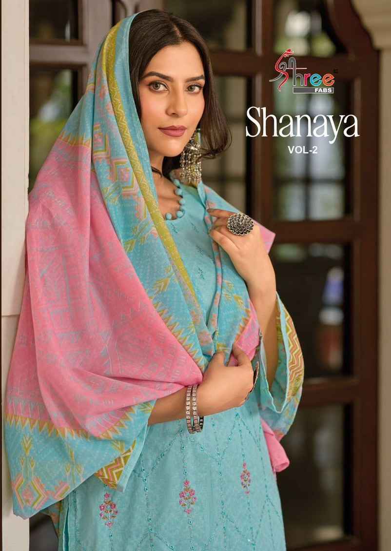 Shree Fabs Shanaya Vol-2 Cotton Dress Material 8 pcs Catalogue