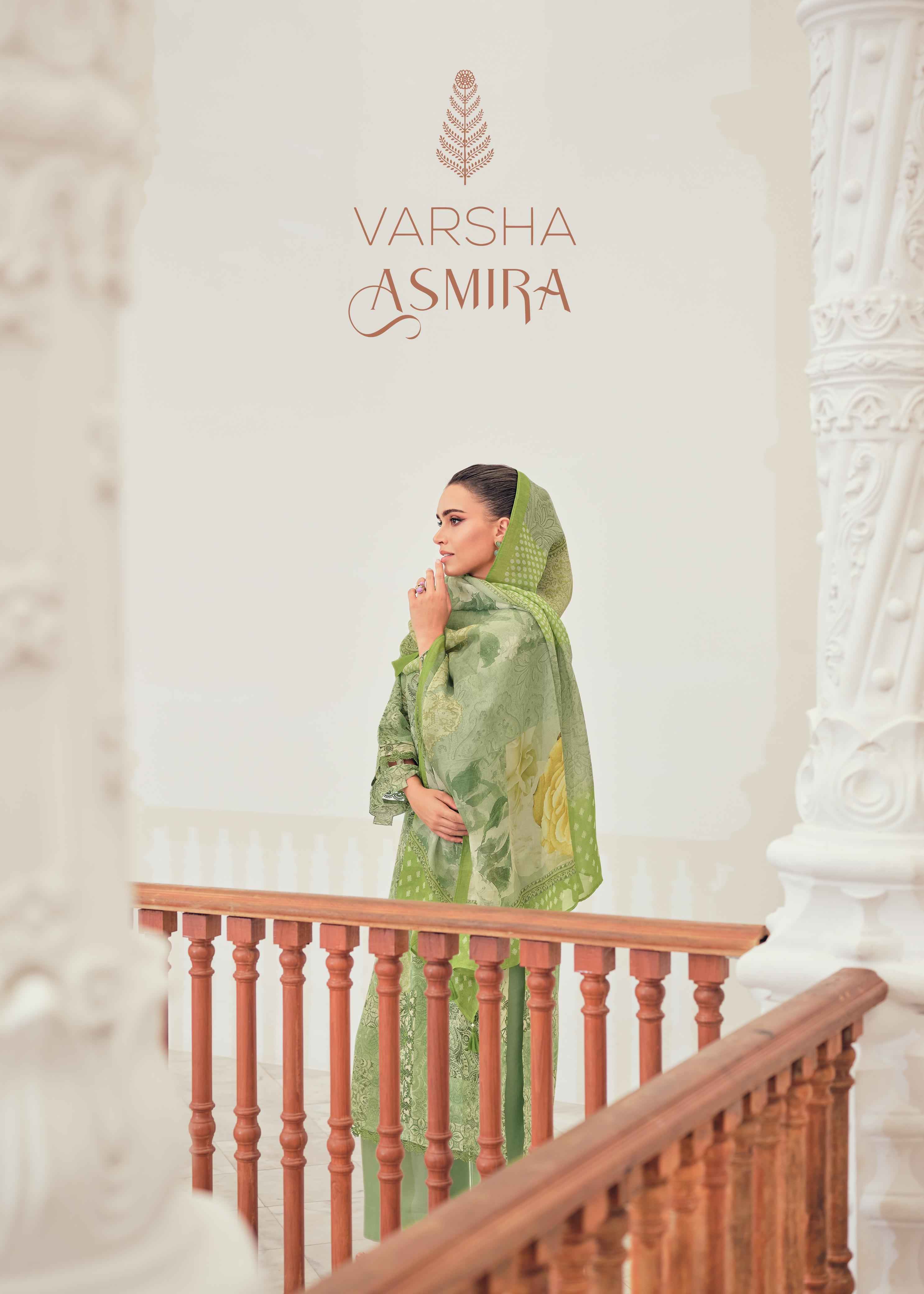Varsha Asmira Linen Cotton Dress Material 4 Pc Catalog