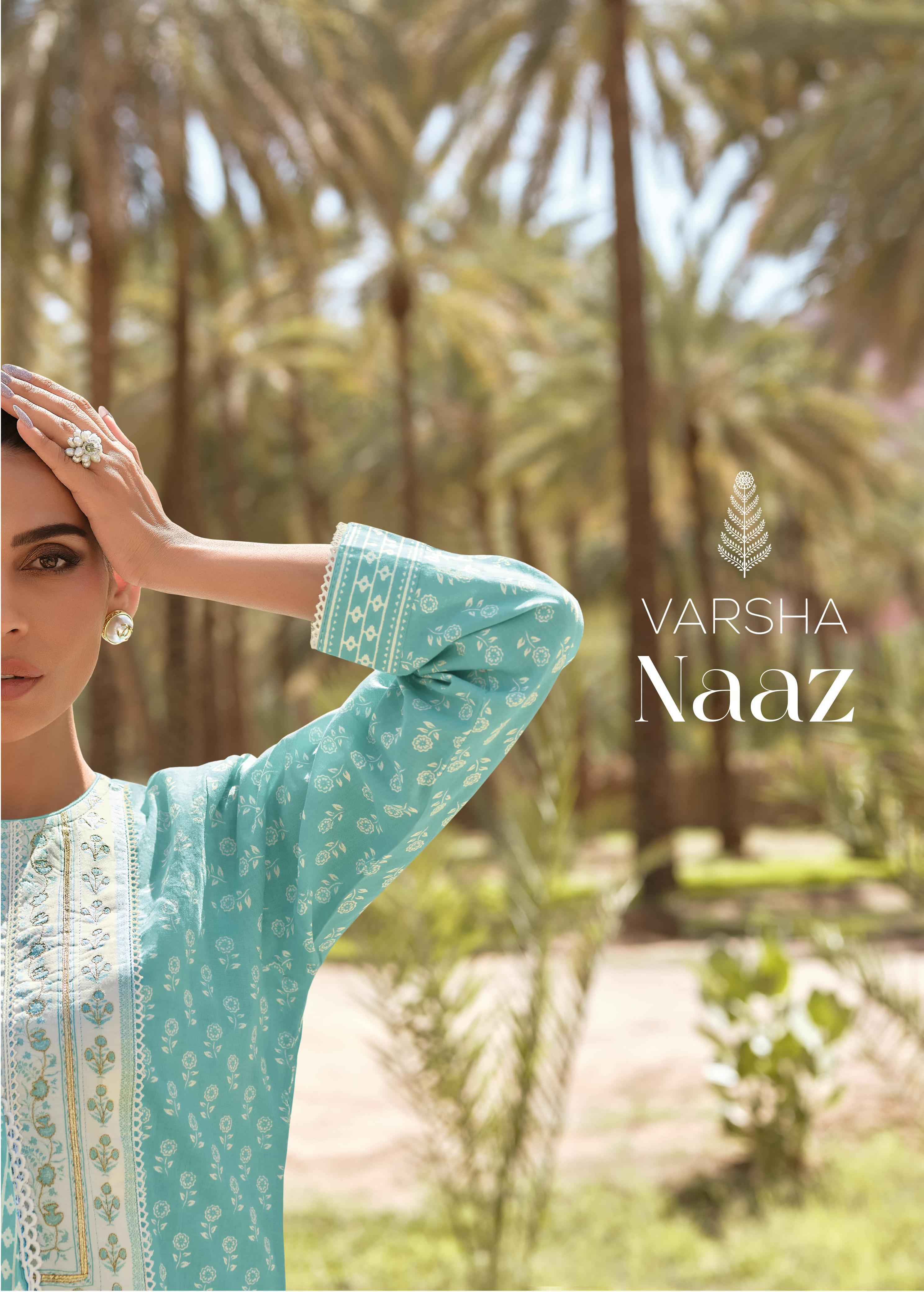 Varsha Naaz Cotton Dress Material 4 Pc Catalog