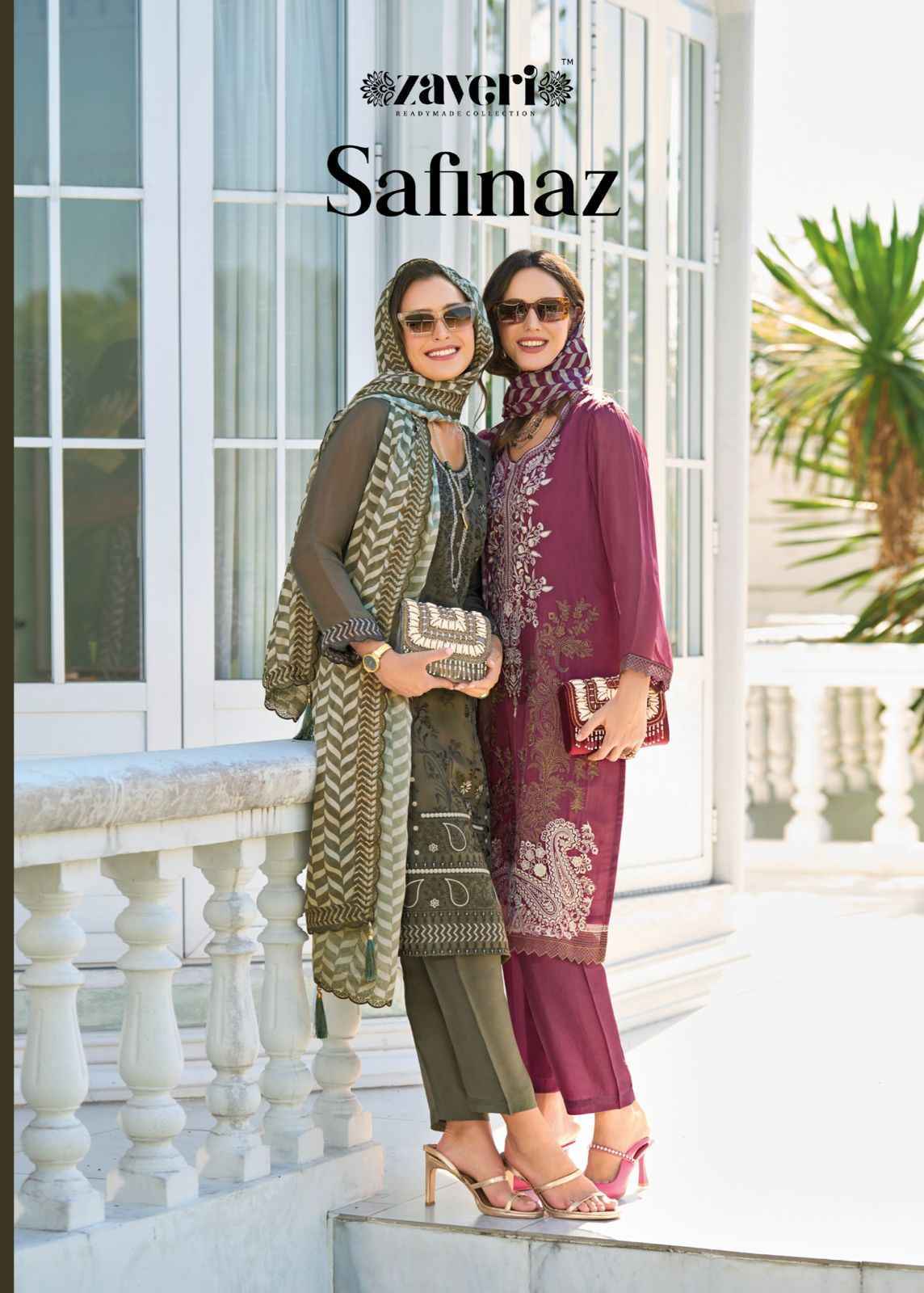Zaveri Safinaz Soft Organza Readymade Suit 3 Pc catalog