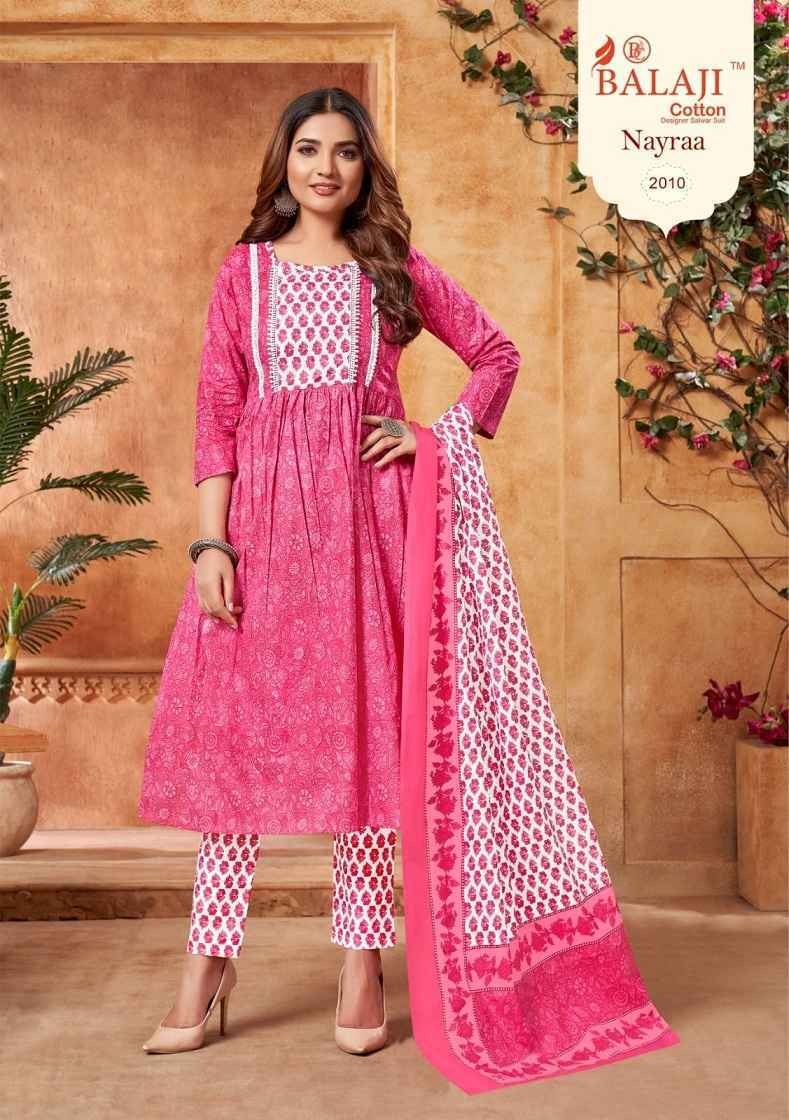Balaji Nayraa Readymade Cotton Dress 12 pcs Catalogue