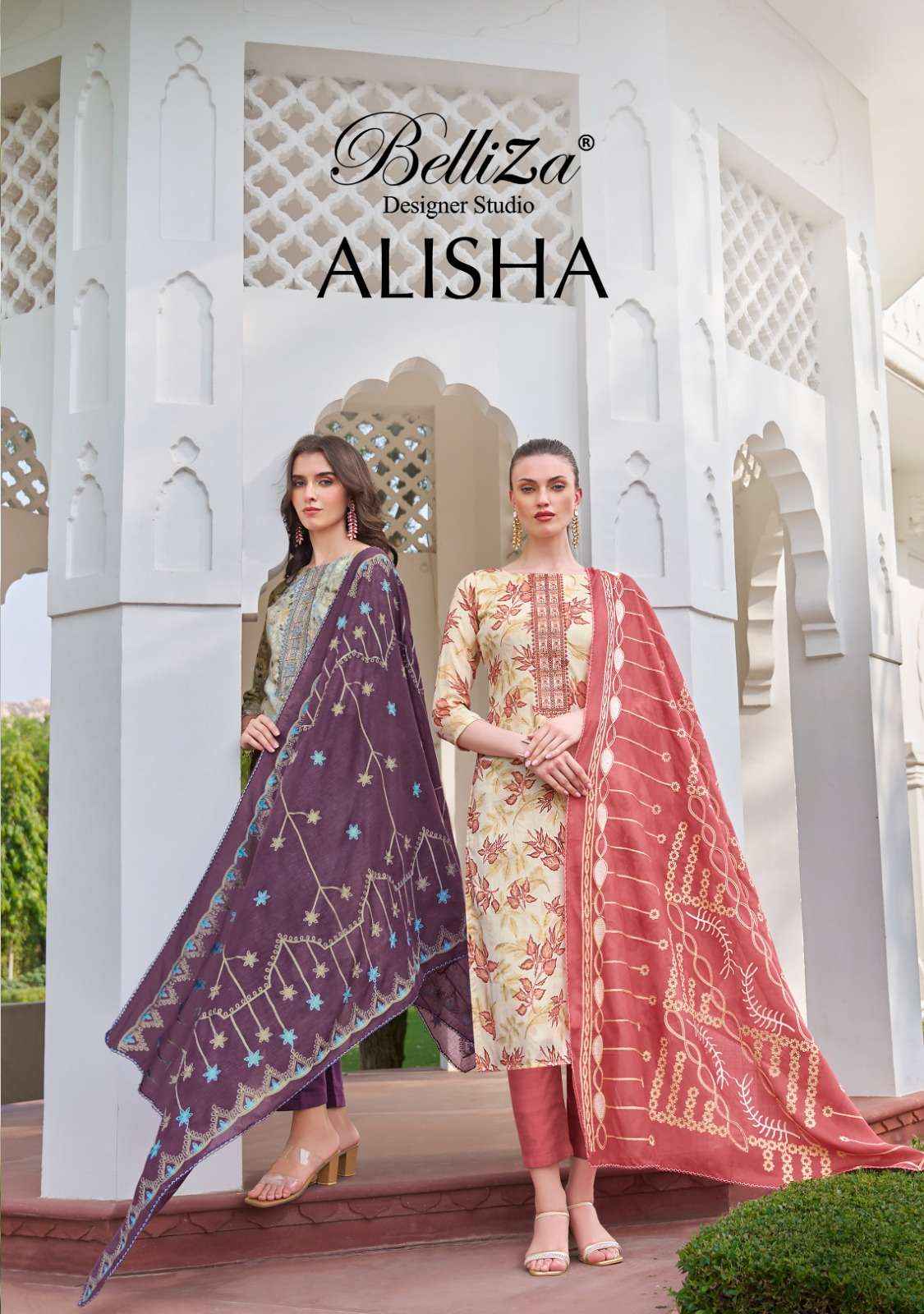 Belliza Alisha Cotton Dress Material 8 pcs Catalogue