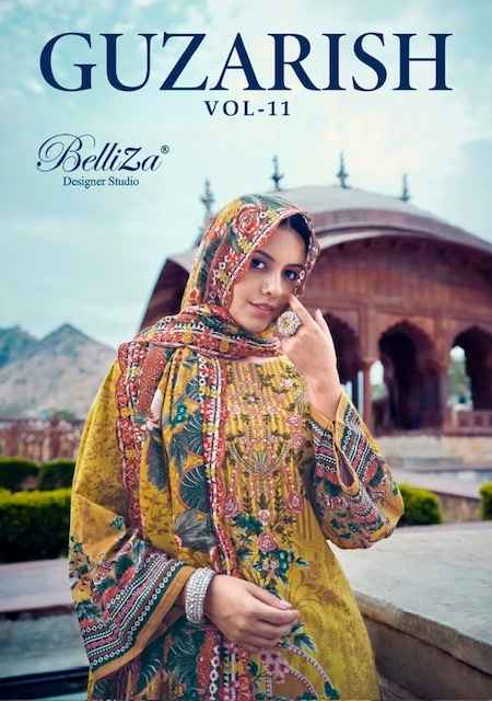 Belliza Guzarish Vol 11 Cotton Dress Material 8 pcs Catalogue