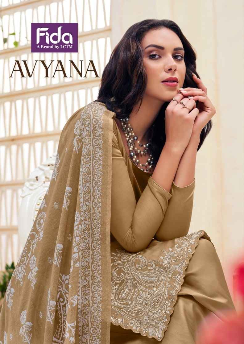 Fida Avyana Cotton Dress Material 6 pcs Catalogue