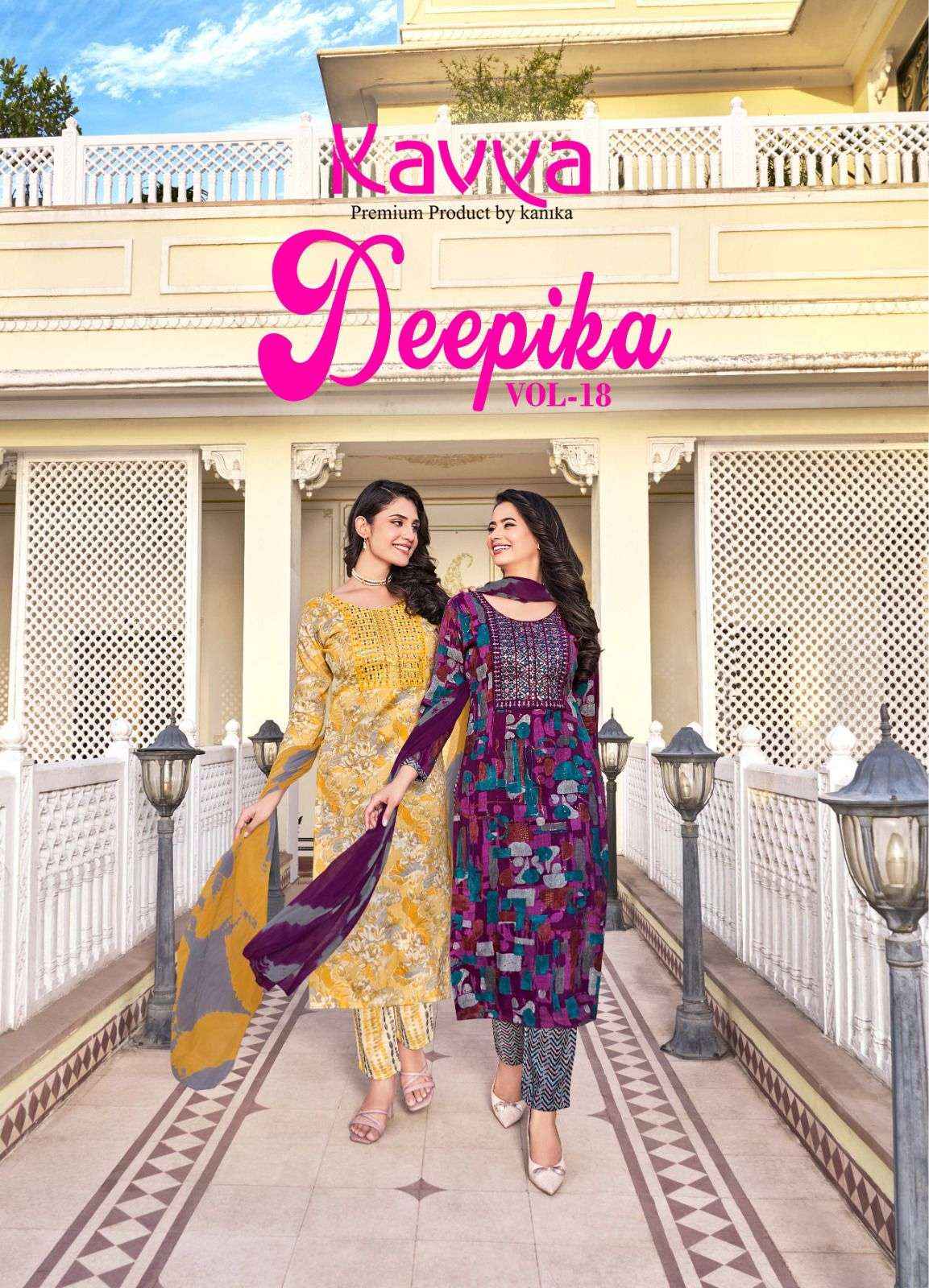 Kavya Deepika Vol 18 Capsule Kurti Combo 10 pcs Catalogue