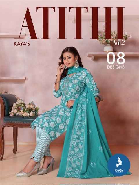 Kaya Atithi VOL 2 Cotton Kurti Combo 8 pcs Catalogue