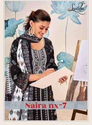 Levisha Naira Nx Vol-7 Cotton Dress Material 6 pcs Catalogue