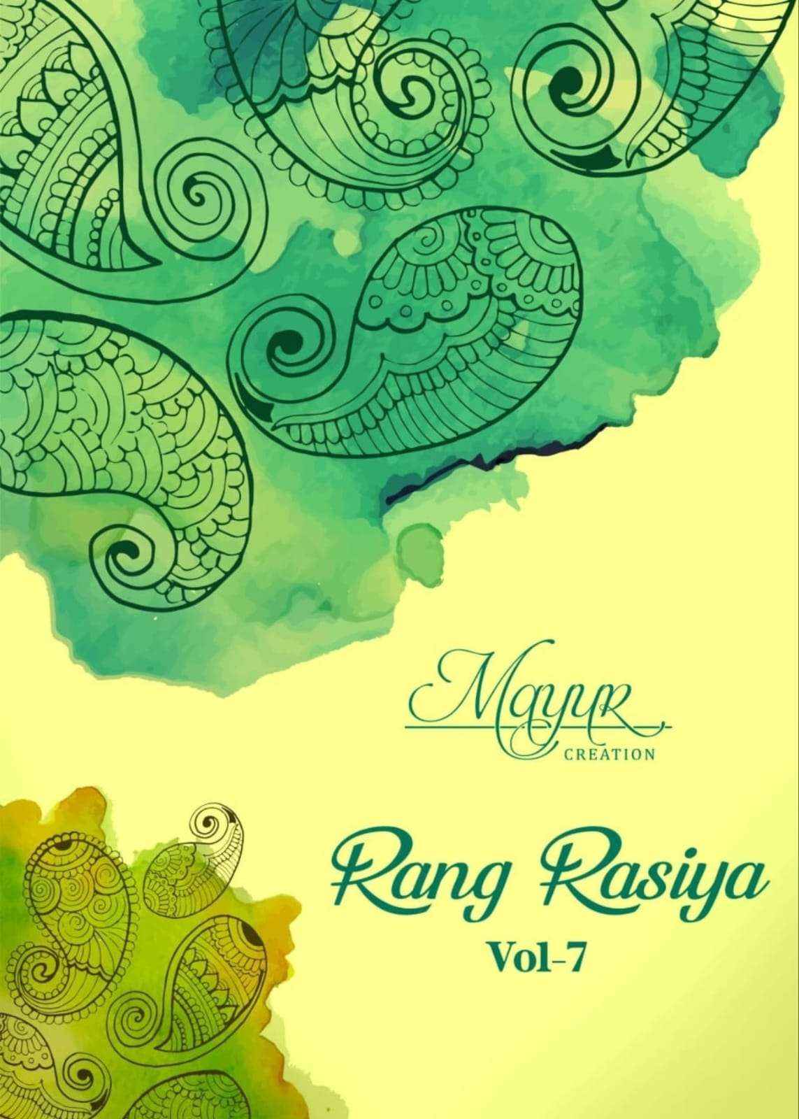 Mayur Creation Rang Rasiya Vol 7 Cotton Dress Material 10 pcs Catalogue