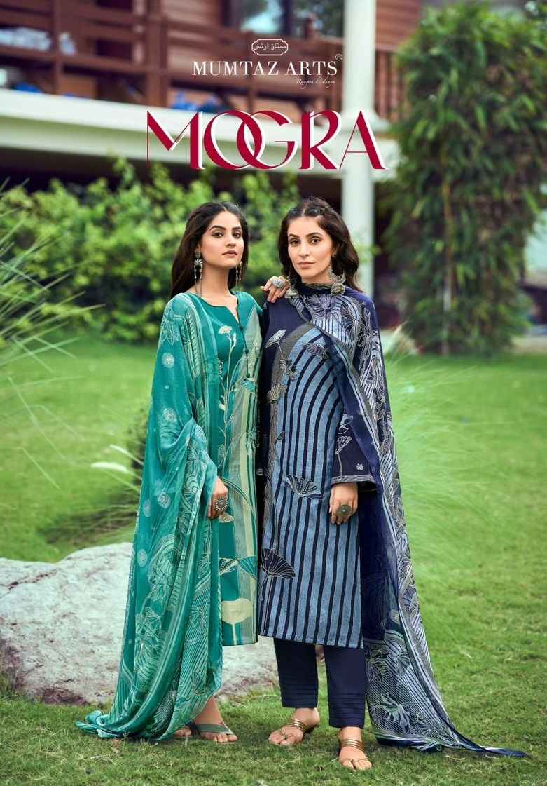 Mumtaz Arts Mogra Cambric Lawn Dress Material 4 pcs Catalogue