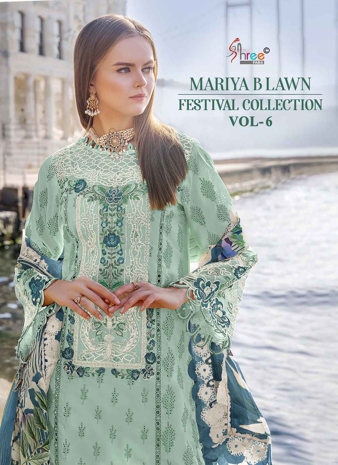 Shree Fab Mariya B Lawn Festival Collection Vol-6 Cotton Dress Material 6 pcs Catalogue
