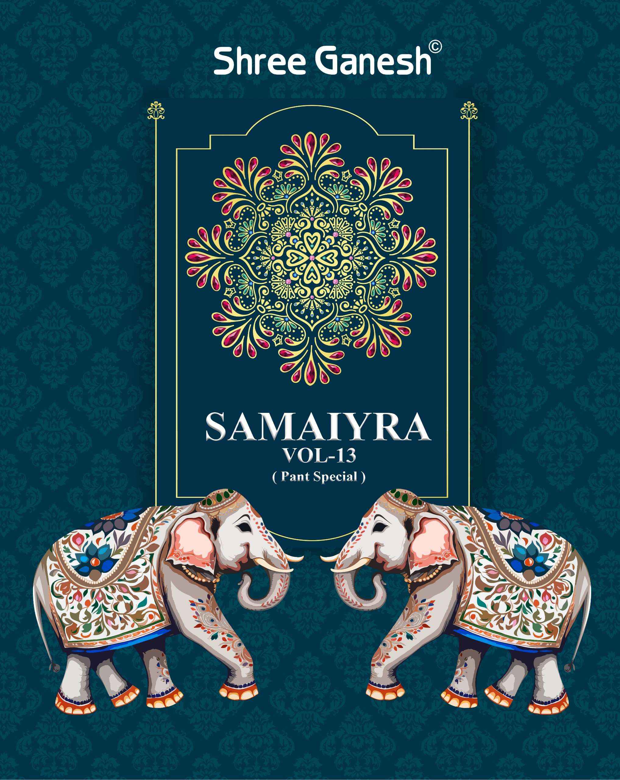 Shree Ganesh Samaiyra Vol 12 Cotton Dress Material 20 pcs Catalogue