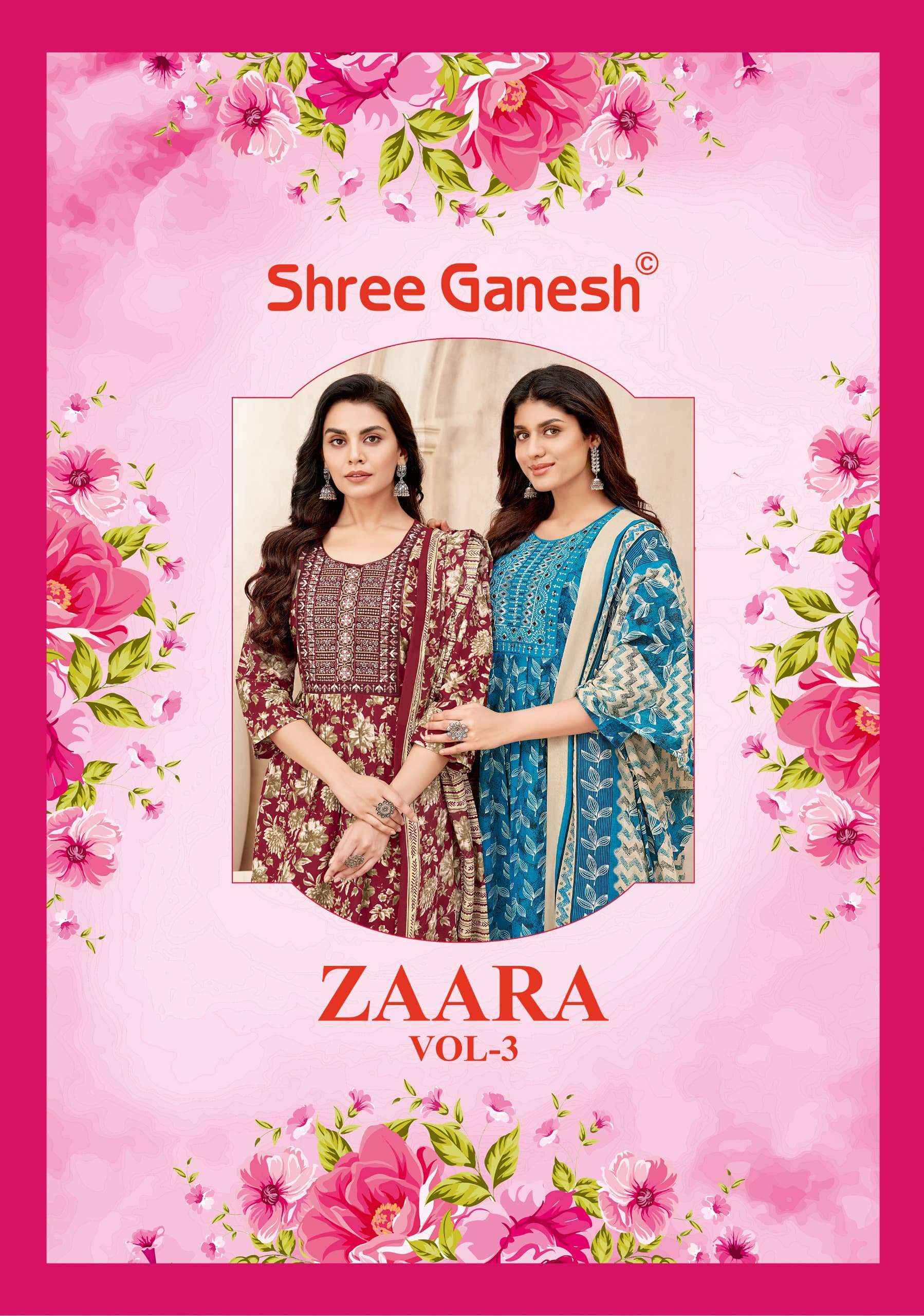 Shree Ganesh Zaara Vol 3 Cotton Kurti Combo 9 pcs Catalogue