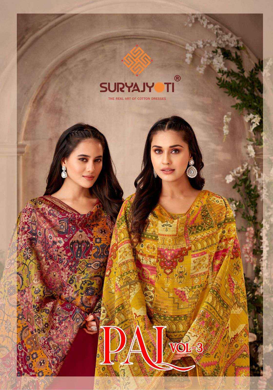 Suryajyoti Pal Vol 3 Jam Satin Dress Material 6 pcs Catalogue