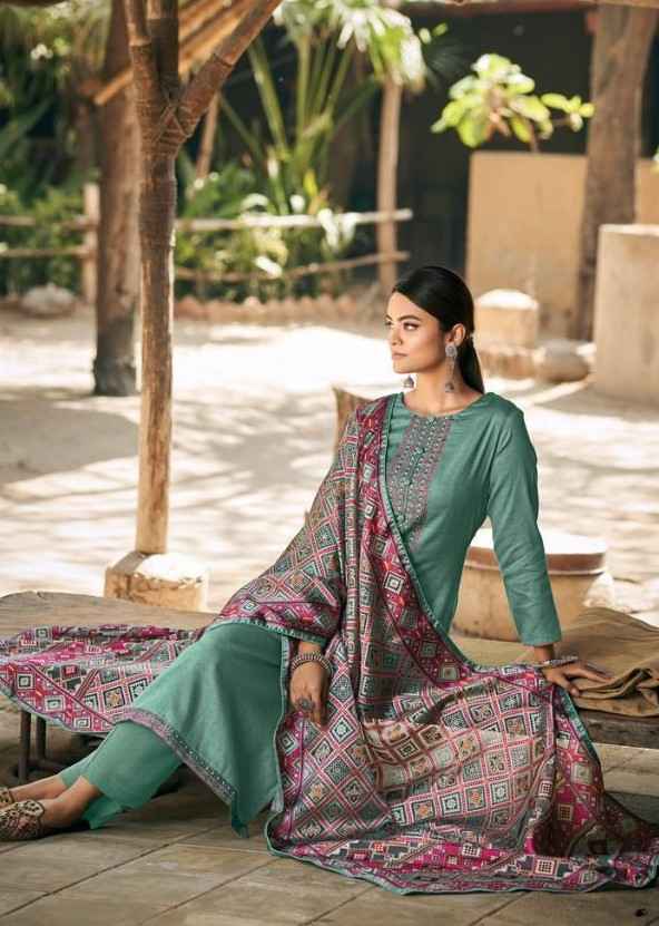 Karachi Prints Patola Viscose Dress Material 6 pcs Catalogue