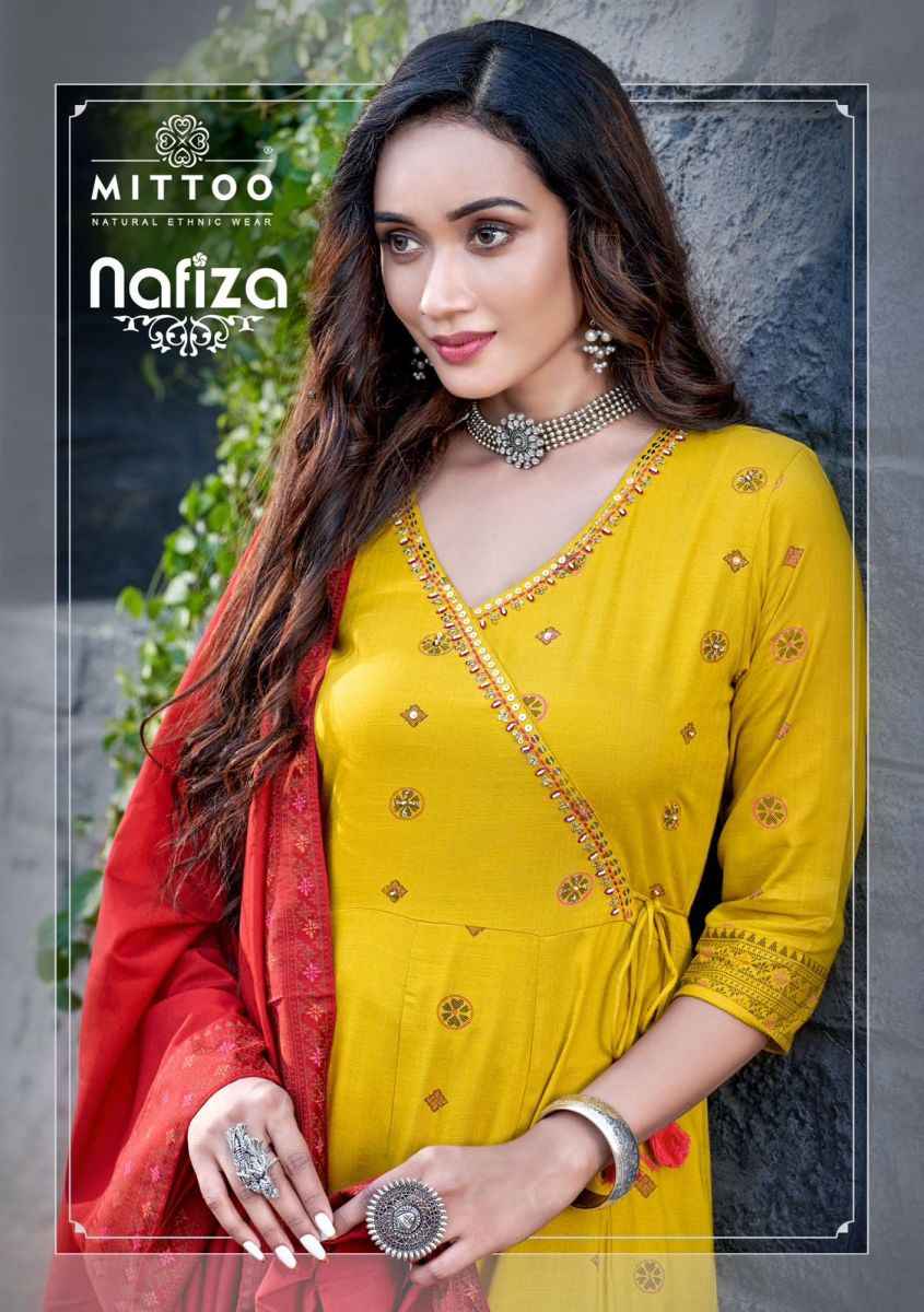 Mittoo Nafiza Rayon Kurti Combo 6 pcs Catalogue