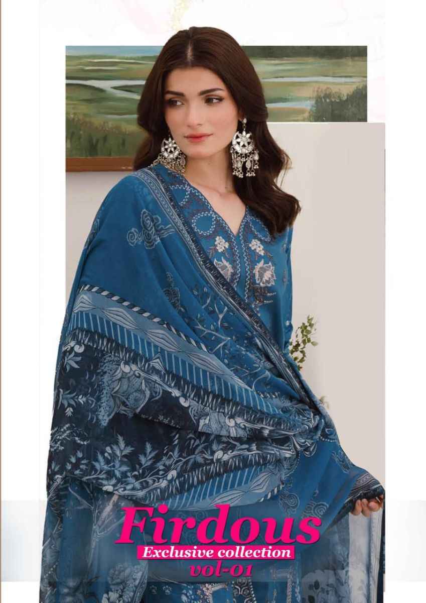 Nand Gopal Firdous Vol 1 Cotton Dress Material 8 pcs Catalogue