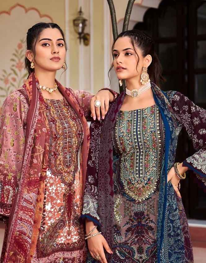 Pakiza Prints Aayat Vol 41 Cotton Dress Material 10 pcs Catalogue