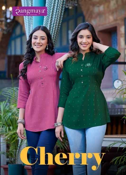 Rangmaya Cherry Reyon Short Top 7 pcs Catalogue