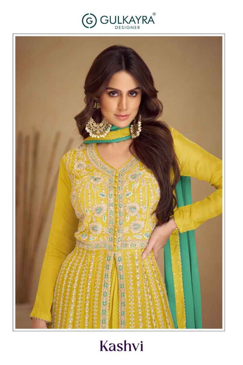 Gulkayra Designer Kashvi Readymade Chinon Dress 3 pcs Catalogue