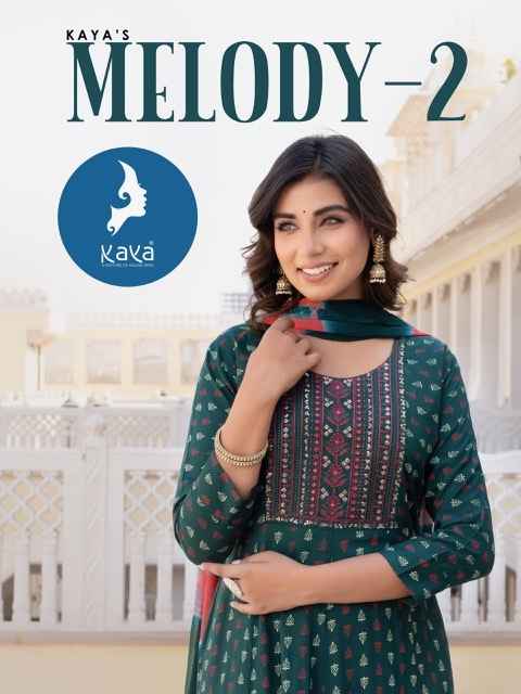 Kaya Melody 2 Rayon Kurti Combo 6 pcs Catalogue