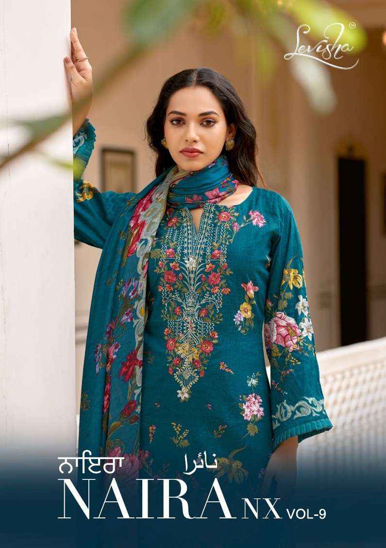 Levisha Naira Nx Vol-9 Cotton Dress Material 8 pcs Catalogue