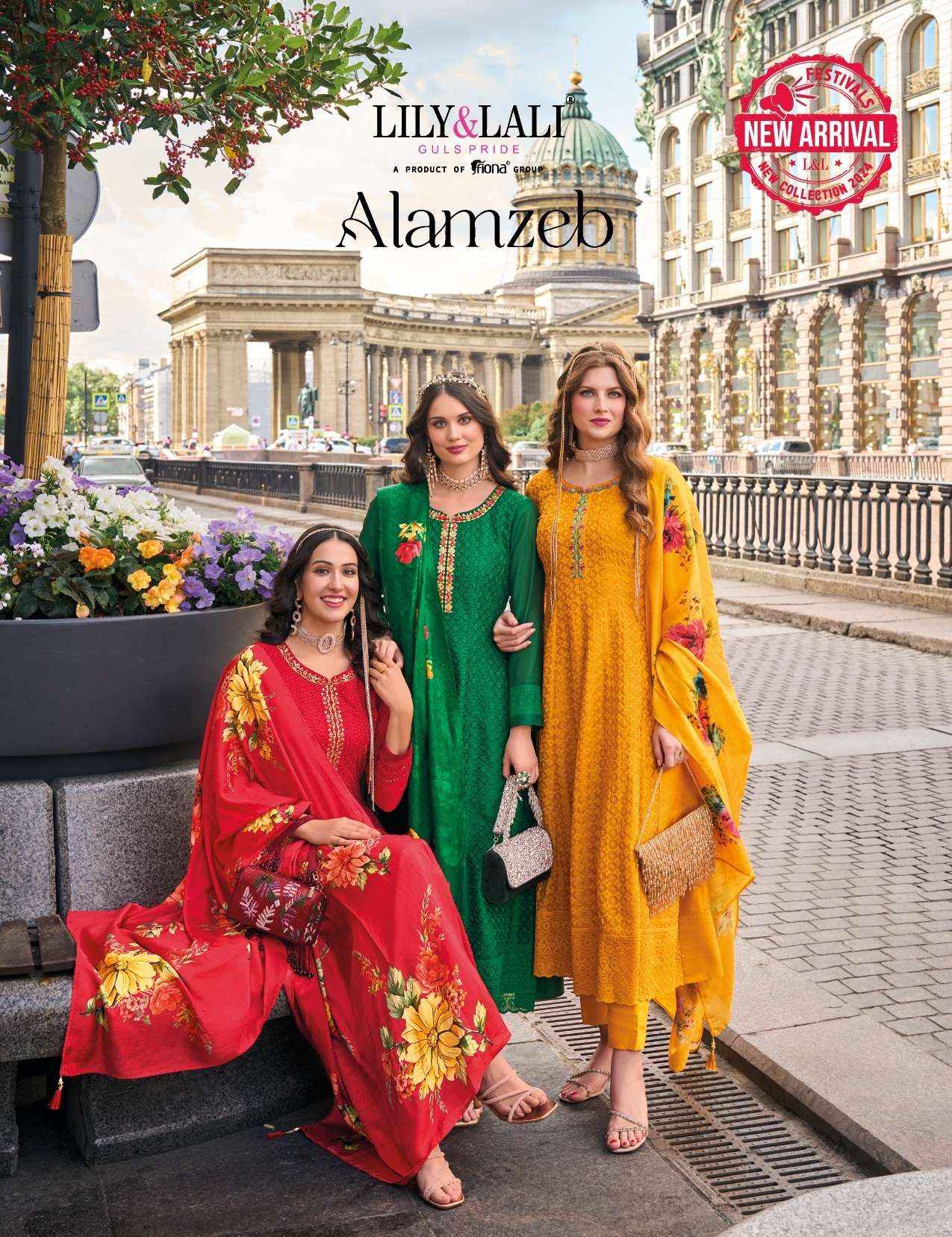 Lily & Lali Alamzeb Cotton Kurti Combo 8 psc Catalogue